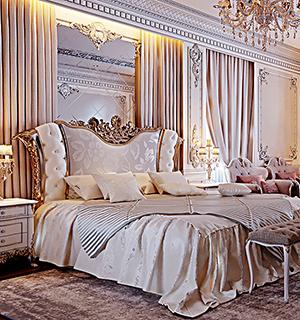 Victorian Interior design for bed room